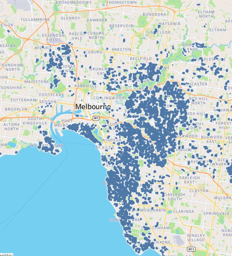 Executive Living Melbourne Map