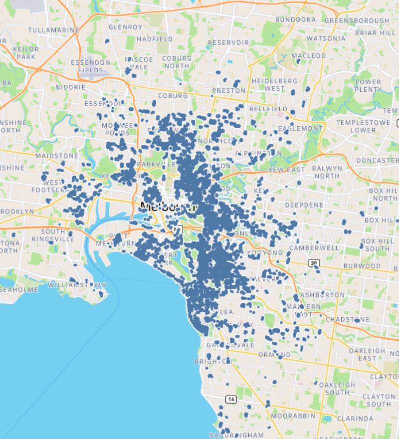 mature modernites - VIC map