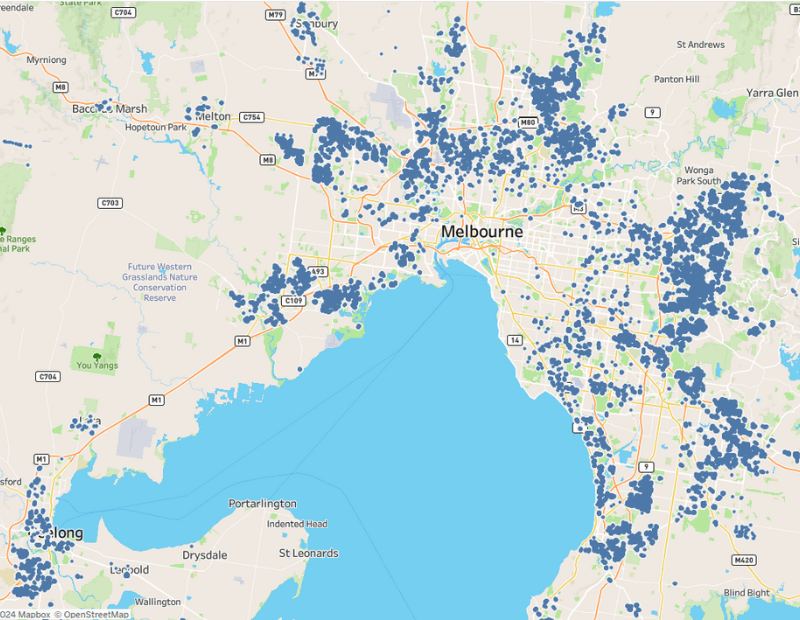 Family Fringe - VIC map